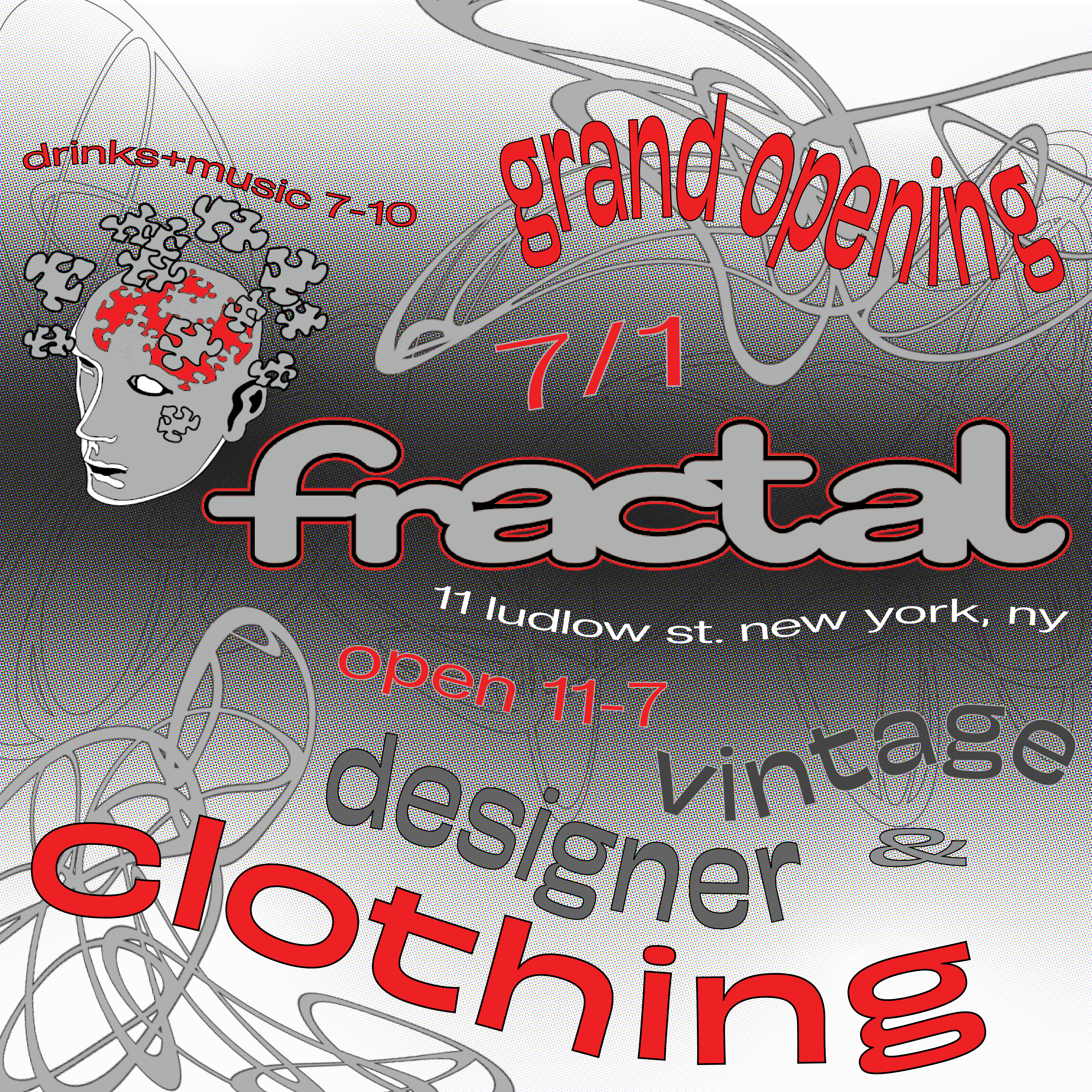Fractal social media advertisement