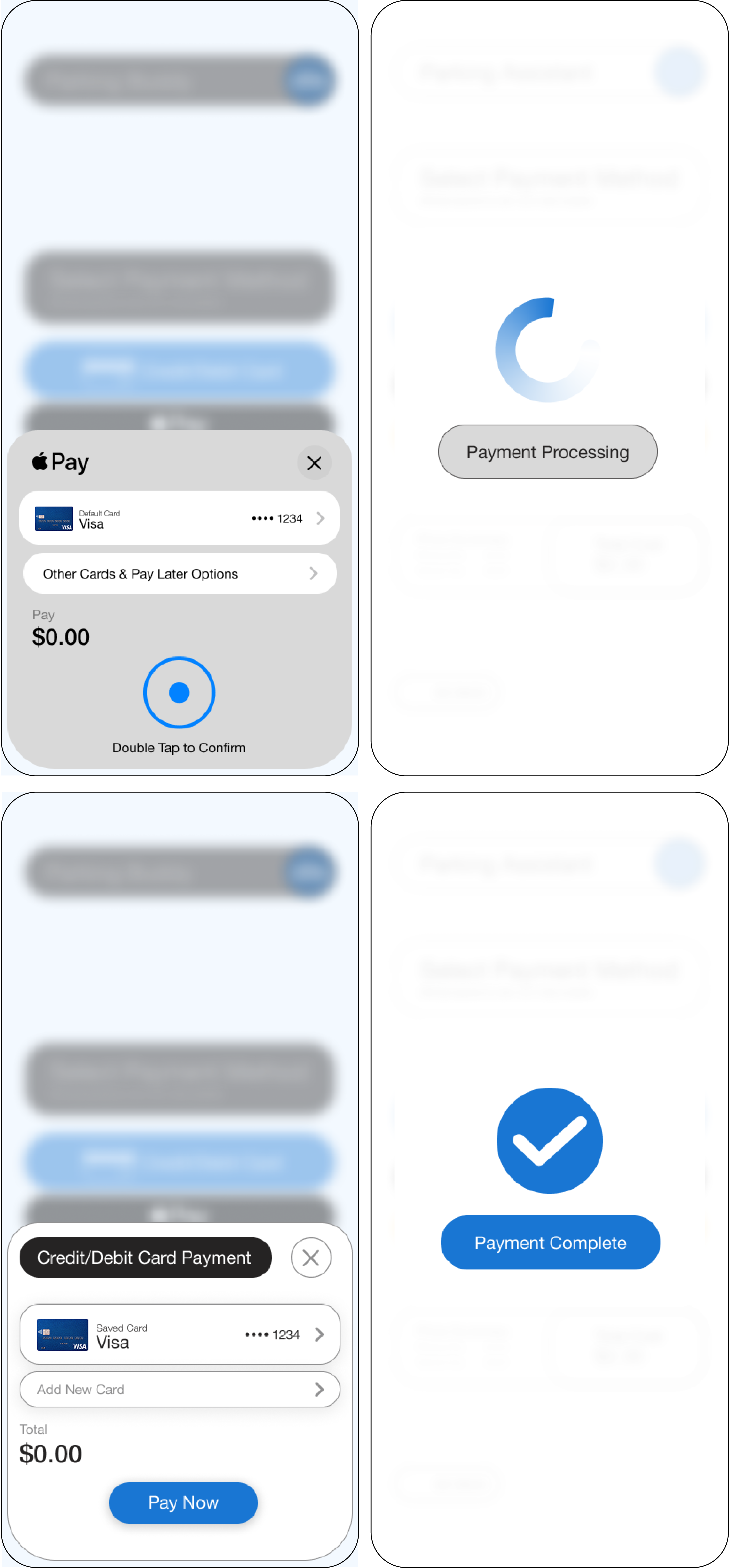 ParkingBuddy secondary screen